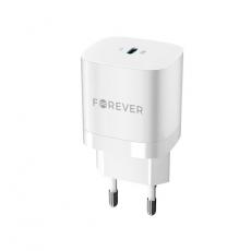 Forever - Forever GaN Väggladdare 1x USB-C 33W TC-05 - Vit