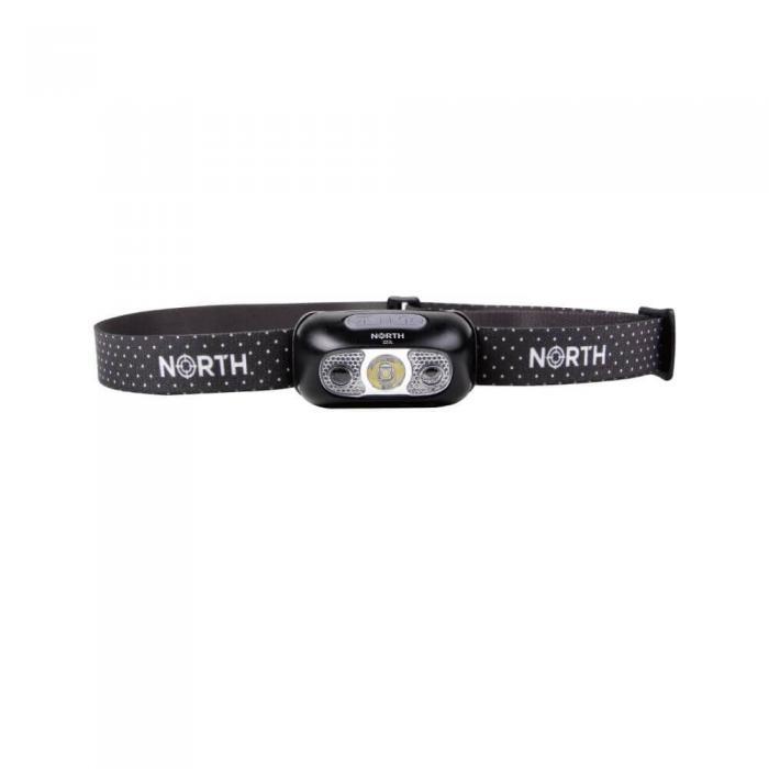 North - NORTH Pannlampa 220Lumen Svart ca 75m Cree-Led (XPG2)