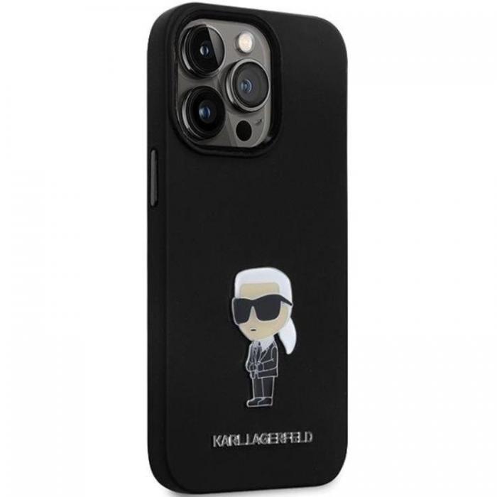 KARL LAGERFELD - KARL LAGERFELD iPhone 14 Pro Max Mobilskal Silikon Ikonik