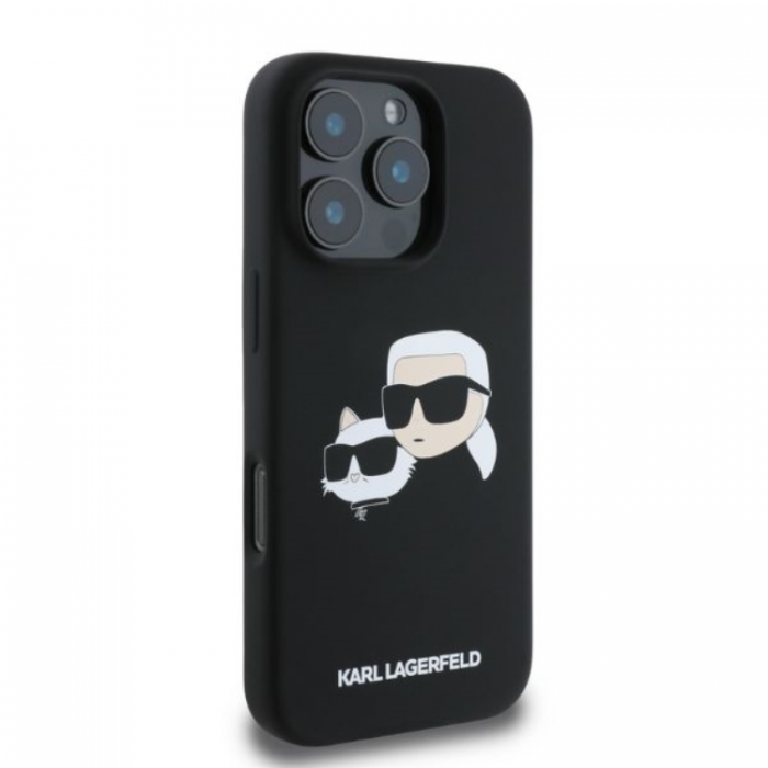 KARL LAGERFELD - KARL LAGERFELD iPhone 16 Pro Mobilskal Magsafe Double Heads