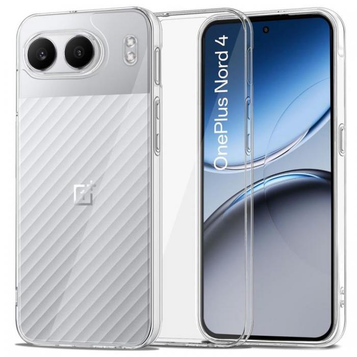 Tech-Protect - Tech-Protect OnePlus Nord 4 Mobilskal Flexair Hybrid - Clear