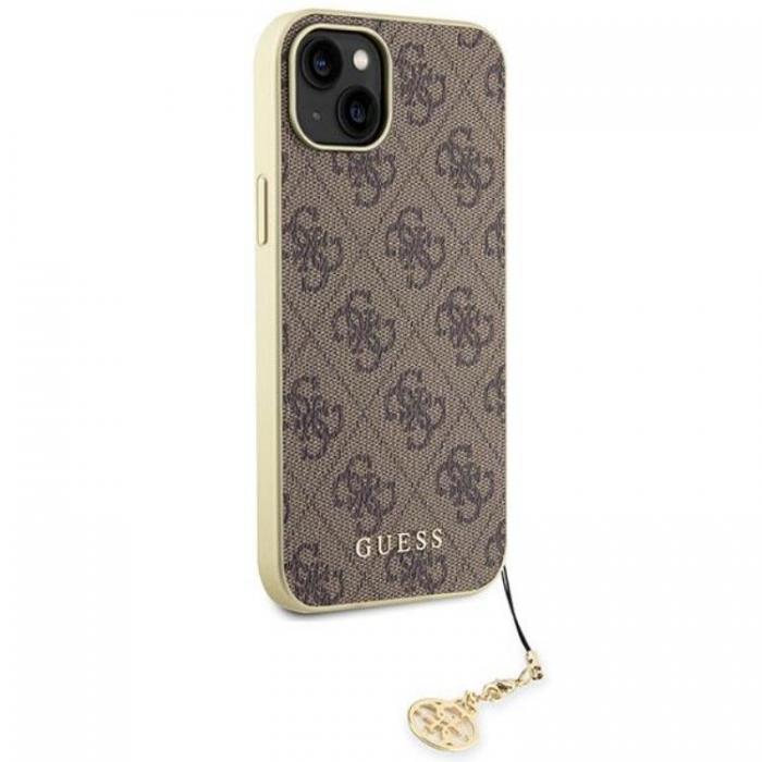 Guess - Guess iPhone 15 Plus Mobilskal Charms Collection - Brun