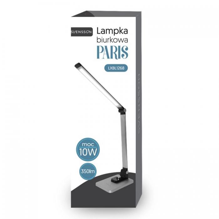 Svensson - Svensson Skrivbordslampa 10W 350lm PARIS - Silver