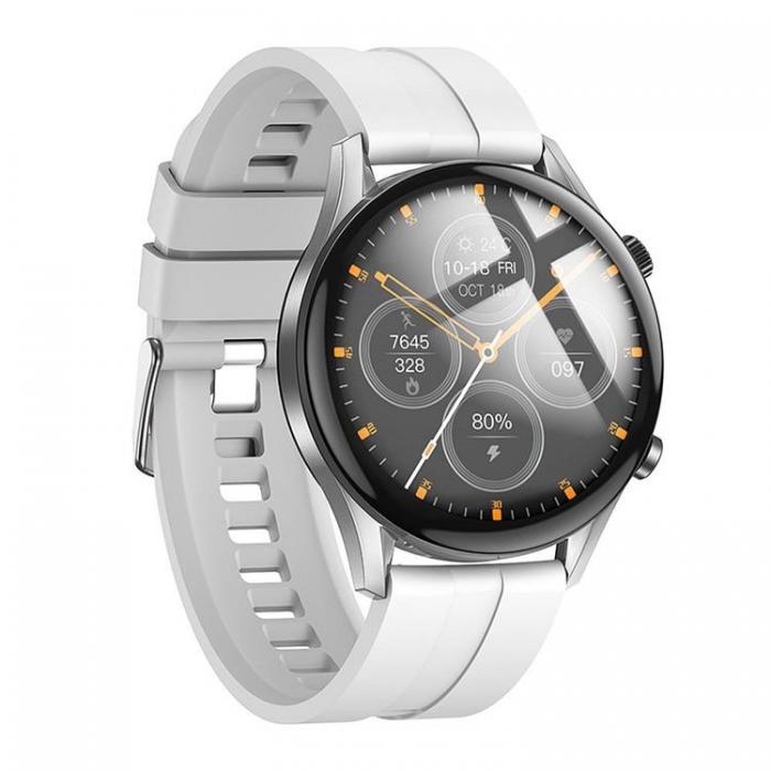 Hoco - Hoco Smart Watch med samtalsfunktion Y7 Pro - Silver