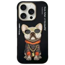 NIMMY - Nimmy iPhone 16 Pro Max Mobilskal Glasses Cool Dog - Svart