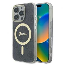 Guess - Guess iPhone 16 Pro Mobilskal MagSafe IML 4G - Svart