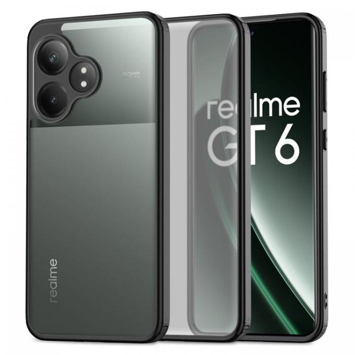 Tech-Protect - Tech-Protect Realme GT 6 Mobilskal Magmat - Matte Svart