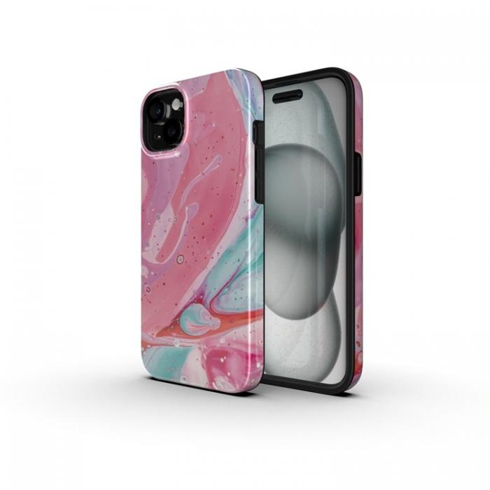 Forcell - Forcell iPhone 16 Plus Mobilskal MagSafe Mirage - Rosa Marble