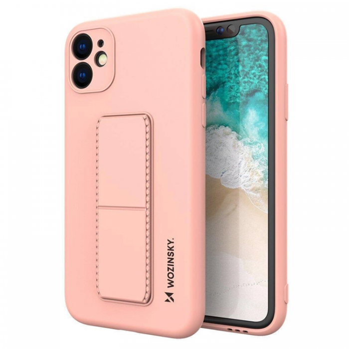 Wozinsky - Wozinsky Galaxy A32 4G Mobilskal Silikon Kickstand - Rosa