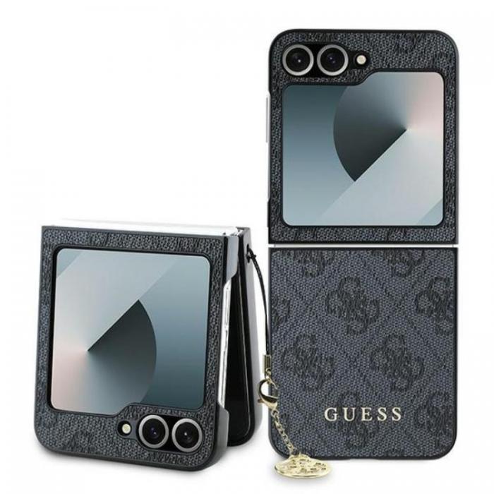 Guess - Guess Galaxy Z Flip 6 Mobilskal 4G Charm - Svart