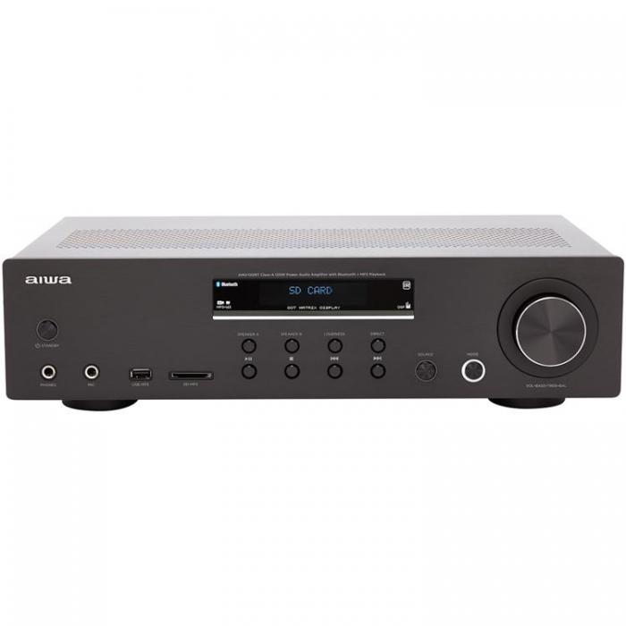 AIWA - Aiwa Frstrkare med Bluetooth 2 x 60 Watt RMS - Svart