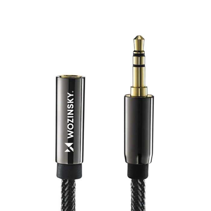 Wozinsky - Wozinsky Frlngnings AUX Kabel Mini Jack 5m - Svart