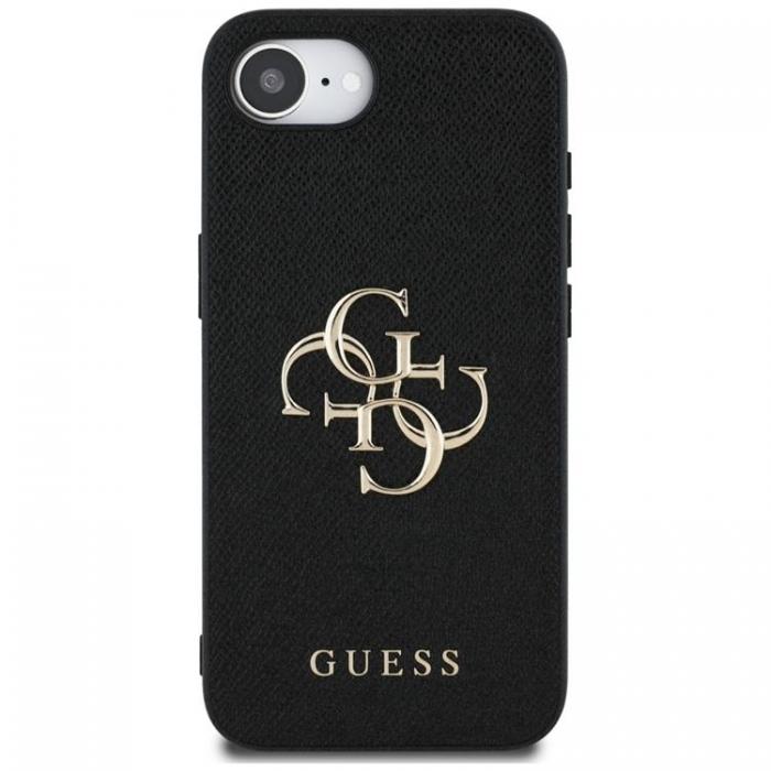 Guess - Guess iPhone 16e Mobilskal Grained Big 4G Small Classic Logo