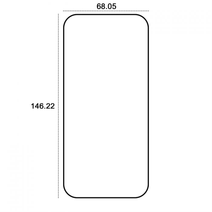 Etteri - Etteri iPhone 16 Pro Hrdat Glas Skrmskydd 9D - Svart