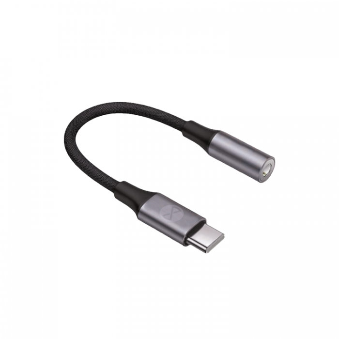 Forever - Forever Adapter Audio USB-C Till 3.5 mm AJC-01 - Svart