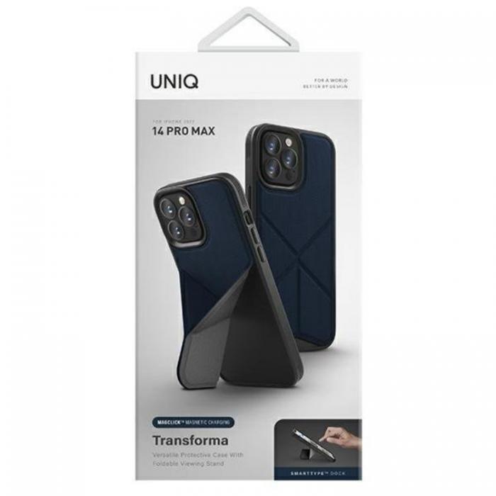 UNIQ - UNIQ iPhone 14 Pro Mobilskal Magsafe Transforma - Bl