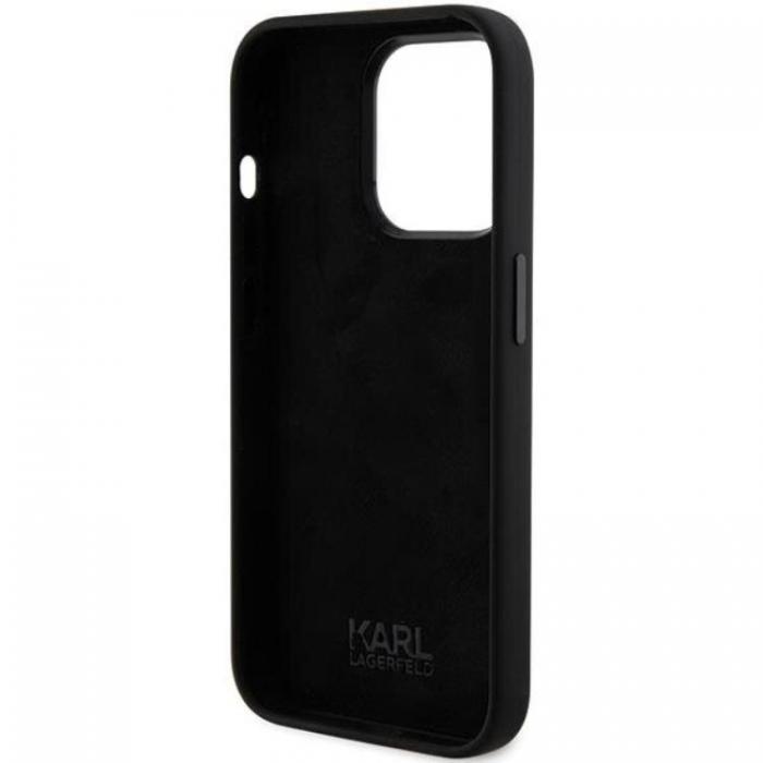 KARL LAGERFELD - KARL LAGERFELD iPhone 15 Pro Max Mobilskal Ikonik Metal Pin