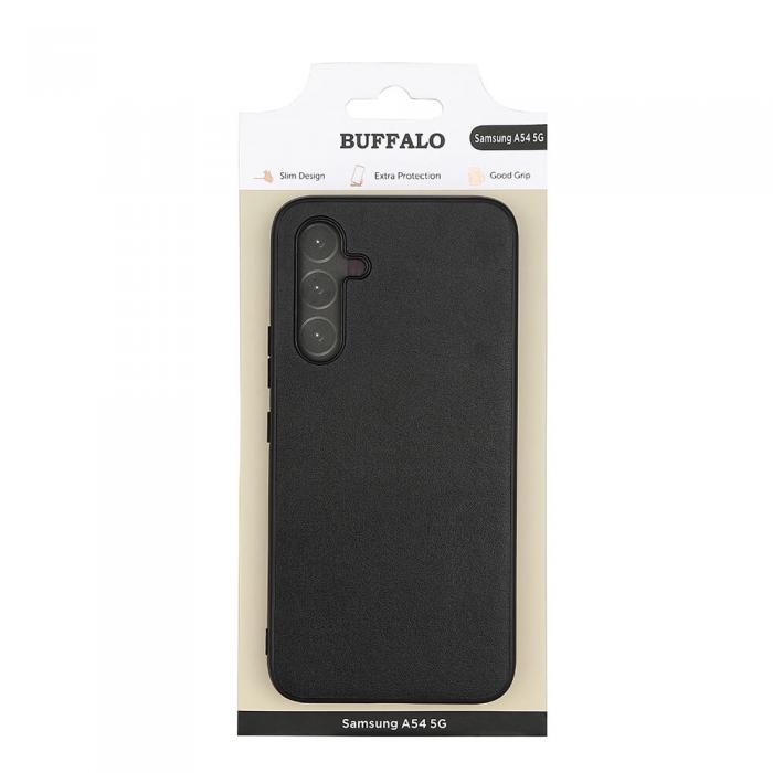 BUFFALO - BUFFALO Galaxy A54 5G Skal PU - Svart