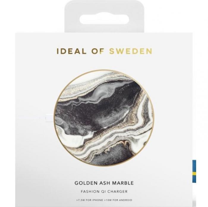 UTGATT1 - Ideal Of Sweden Qi Trdls Laddare - Golden Ash Marble