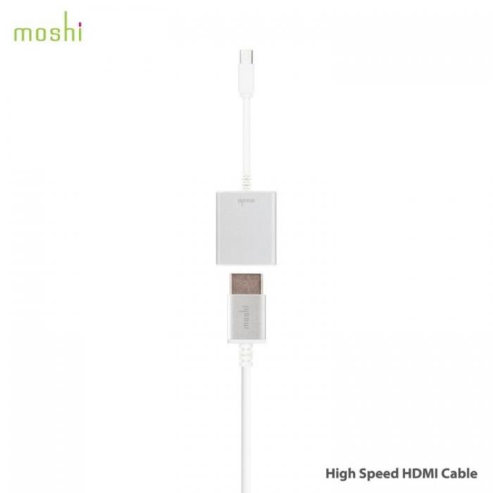 Moshi - Moshi High Speed HDMI-Kabel 2m - Vit