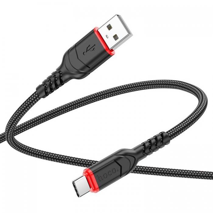 Hoco - Hoco USB-A till Micro-USB 3A 3m Kabel X59 - Svart