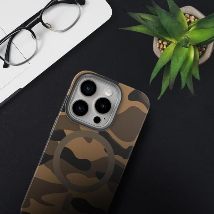 Forcell - Forcell Galaxy S25 Ultra Mobilskal Magsafe Levels - Desert Camo