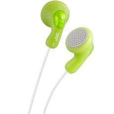 JVC - JVC Hörlurar F14 Gumy In-Ear Mic - Grön