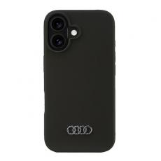 Audi - Audi iPhone 16 Mobilskal Silikon - Svart