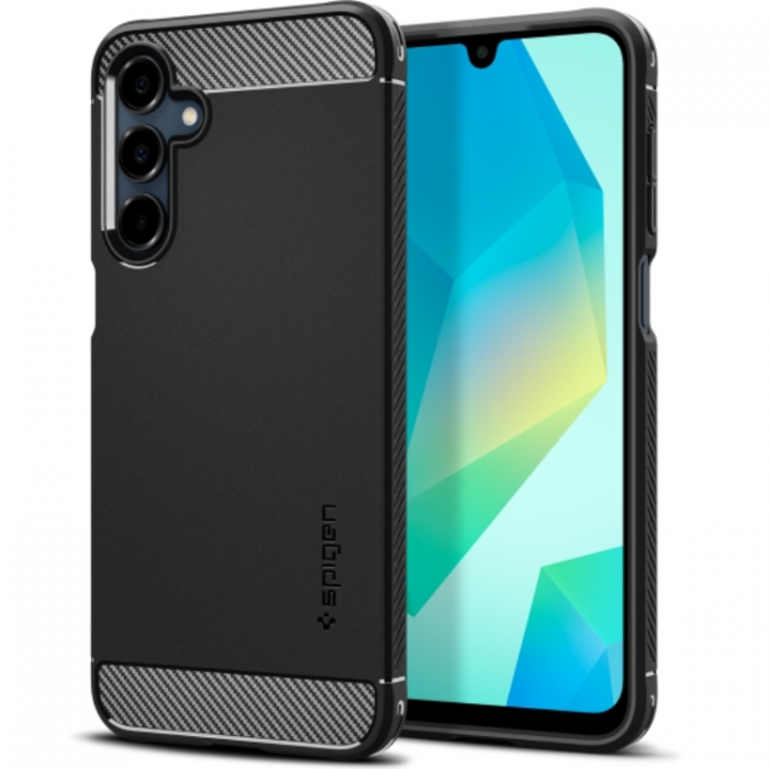 Spigen - Spigen Galaxy A16 4G/5G Mobilskal Rugged Armor - Matte Svart