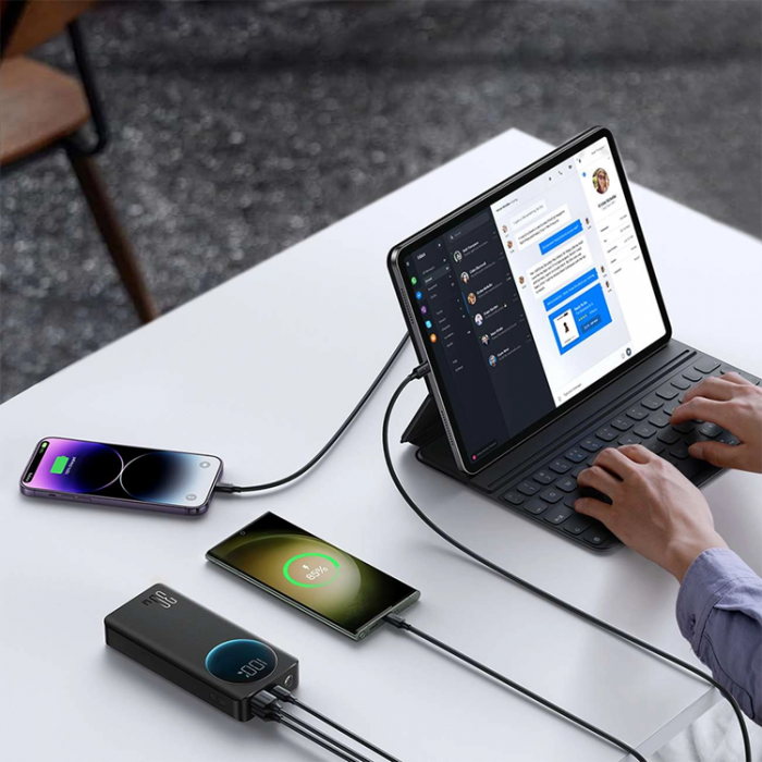 Joyroom - Joyroom Powerbank 20000mAh 30W USB-A/USB-C - Svart