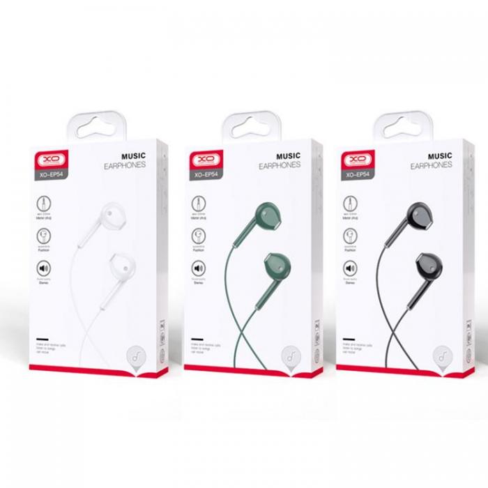 XO - XO In-Ear Trdbundna Hrlurar Jack 3.5mm EP54 - Grn