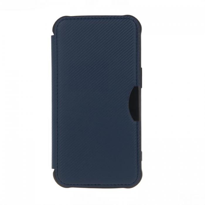 A-One Brand - iPhone 15 Plnboksfodral Smart Carbon - Bl