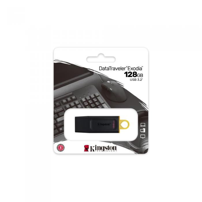 Kingston - Kingston Exodia 128GB USB 3.2 Pendrive