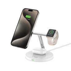 Tech-Protect - Tech-Protect 3in1 Magsafe Trådlös laddare iPhone/Apple Watch/AirPods - Vit