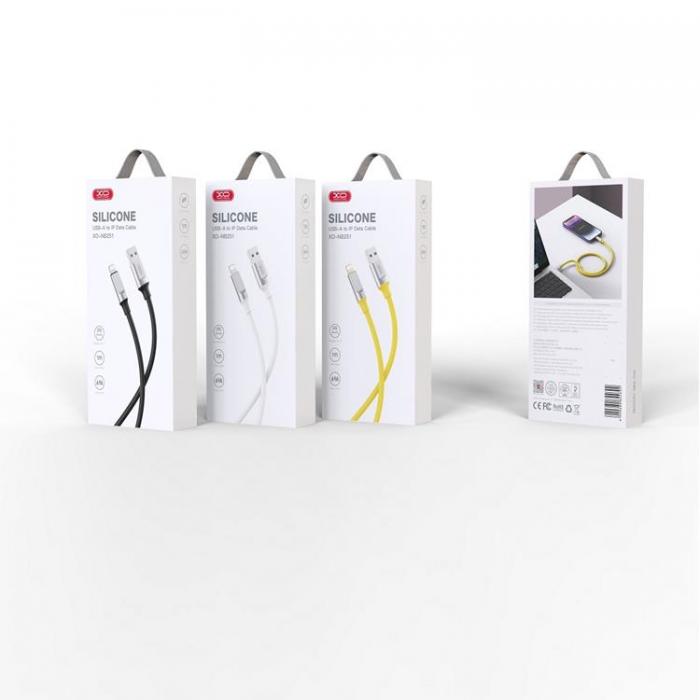 XO - XO USB Till Lightning 1m Kabel 6A NB251 - Vit