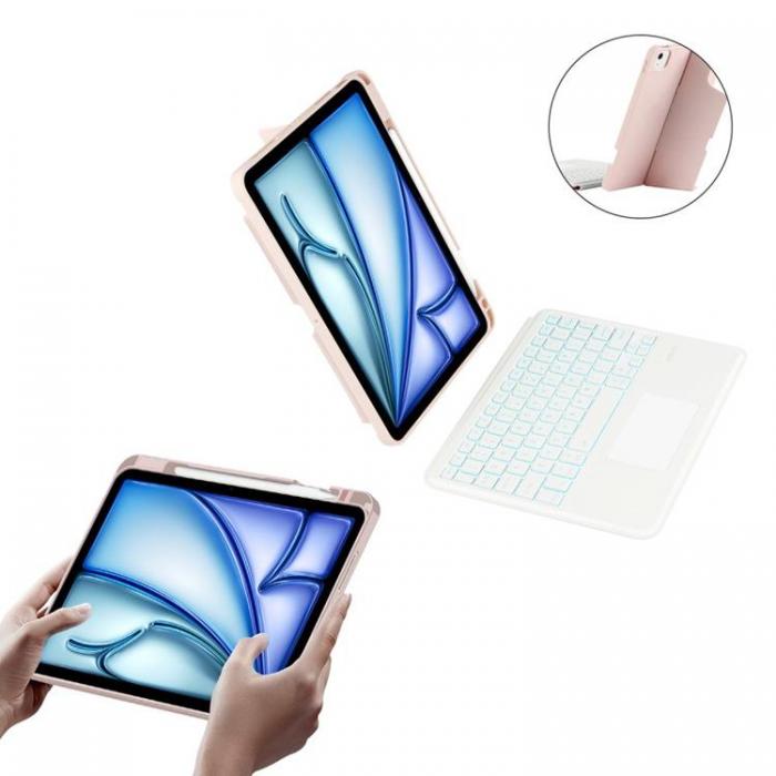 Tech-Protect - Tech-Protect iPad 10.9 (2022) Fodral SCMAG Pen + Keyboard - Rosa