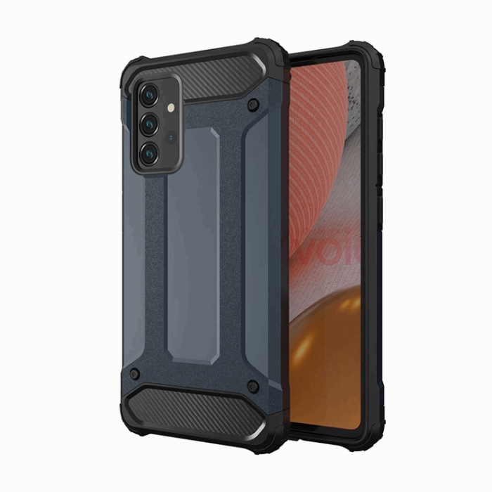 A-One Brand - Galaxy A36 Mobilskal Hybrid Armor - Bl