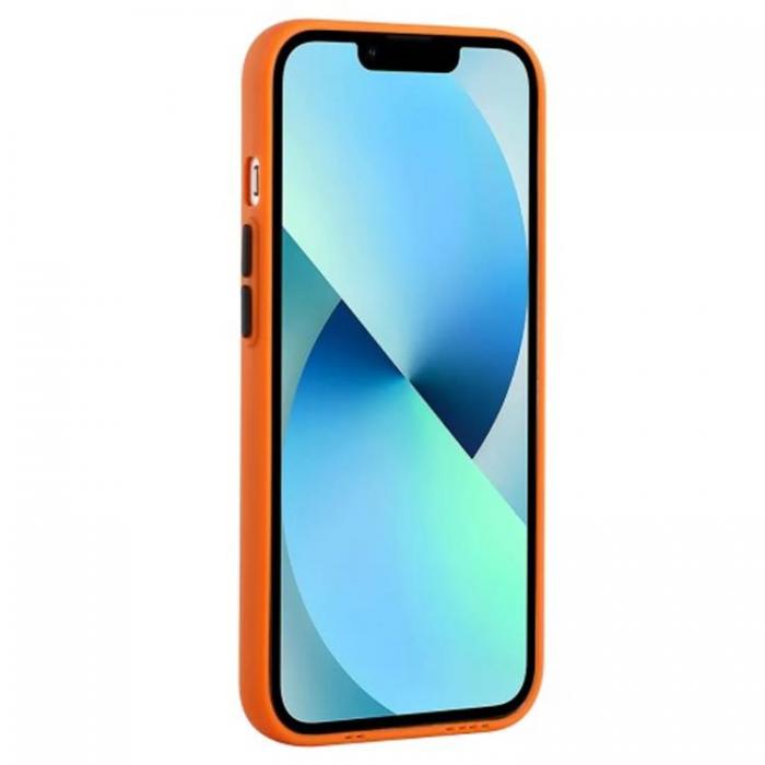 Taltech - iPhone 15 Mobilskal Korthllare TPU - Orange