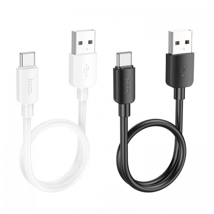 Hoco - Hoco USB-C till USB-A kabel 0.25m 27W - Svart