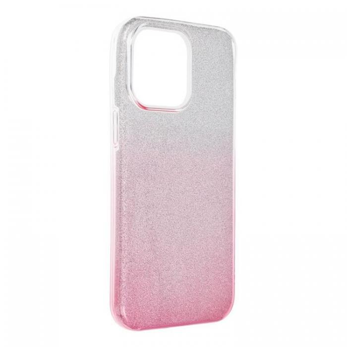 A-One Brand - iPhone 15 Mobilskal Shining - Transparent Rosa