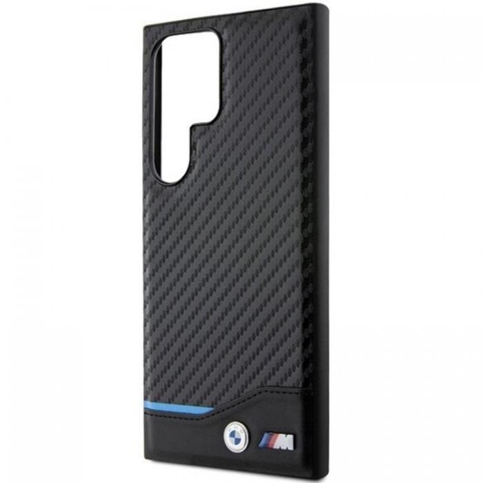 BMW - BMW Galaxy S24 Ultra Mobilskal Lder Carbon - Svart