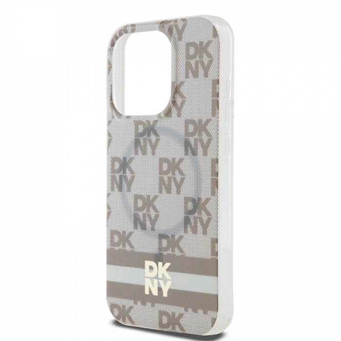 DKNY - DKNY iPhone 14 Pro Max Mobilskal Magsafe IML Checkered Mono