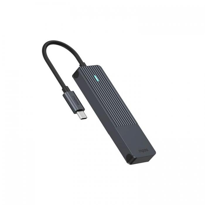 Rapoo - RAPOO UCH-4001 USB-C till USB-A Hubb