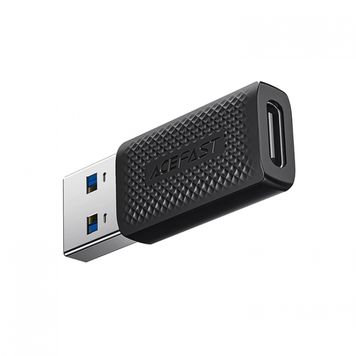 Acefast - Acefast USB-C till USB-A Adapter 5Gb/s - Svart