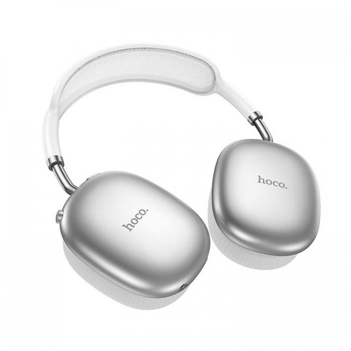 Hoco - Hoco Over-Ear Hrlurar Trdlsa Bluetooth ANC W55 Plus - Silver