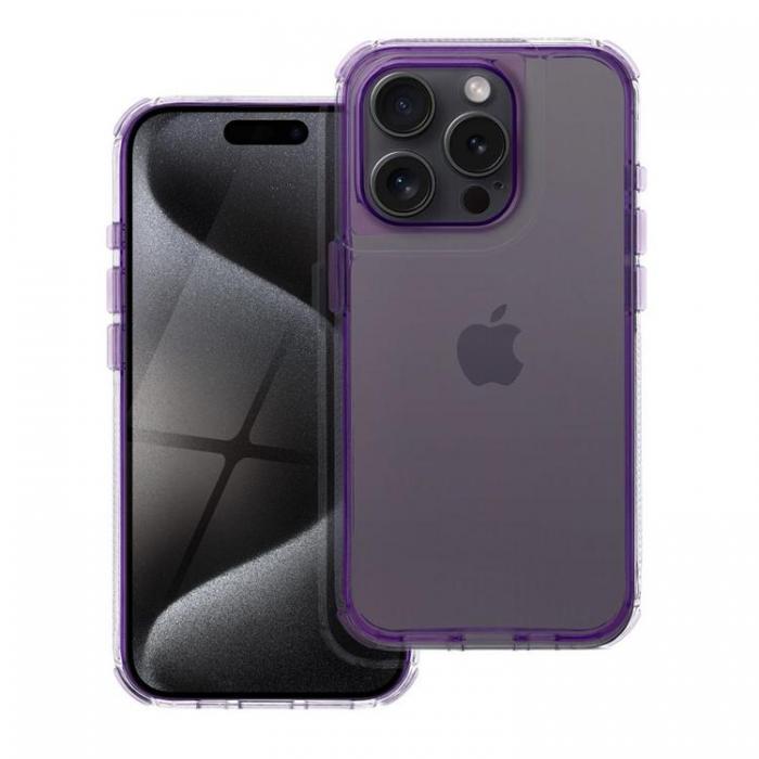 A-One Brand - iPhone 16e Mobilskal Matrix Clear - Ljus violett