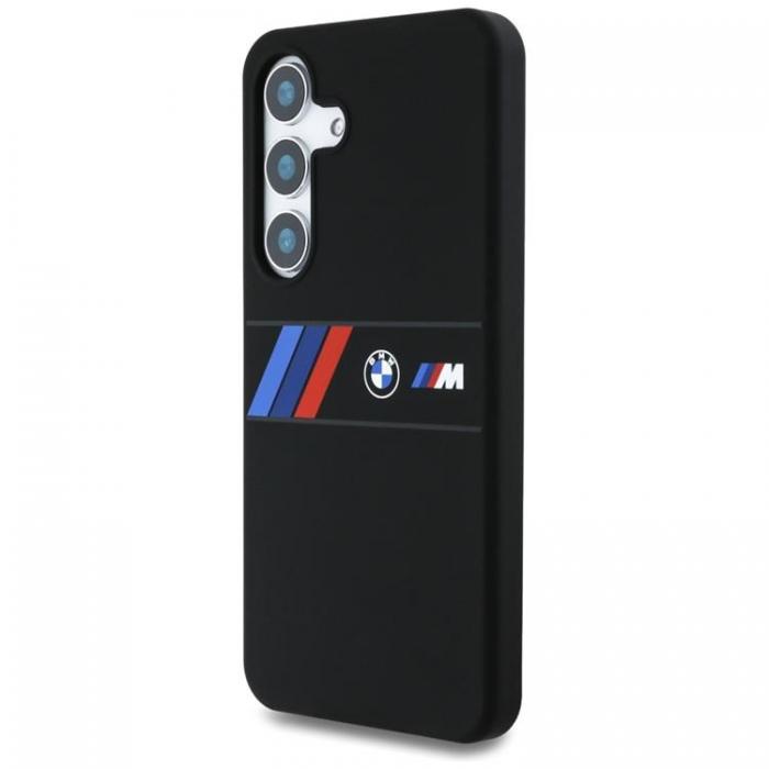 BMW - BMW Galaxy S25 Ultra Mobilskal MagSafe Middle Tricolor Stripes - Svart