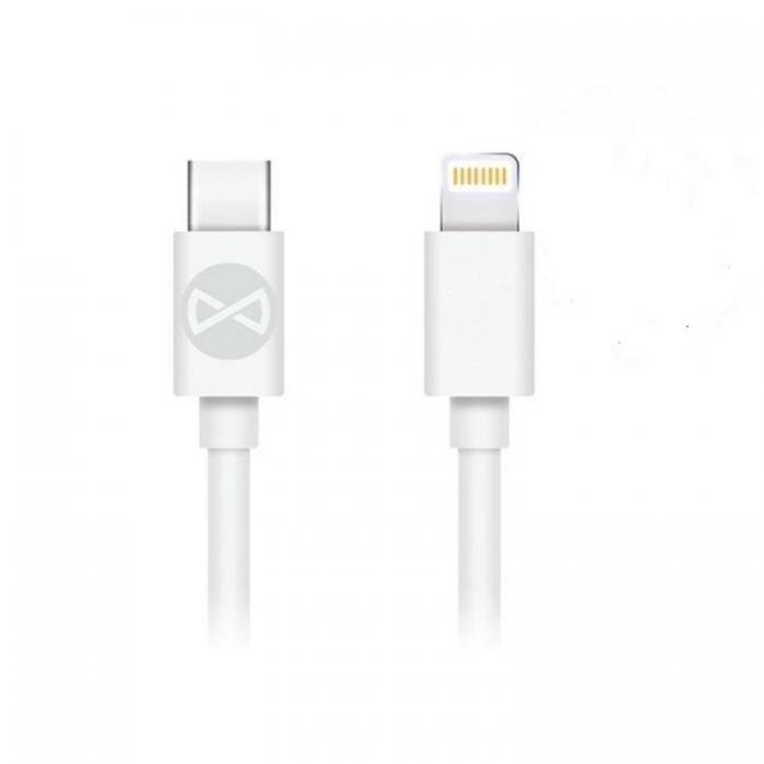 Forever - Forever USB-C till Lightning kabel 1m 20W - Vit