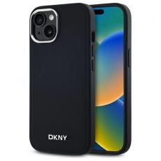 DKNY - DKNY iPhone 14 Mobilskal MagSafe Plain Logo - Svart