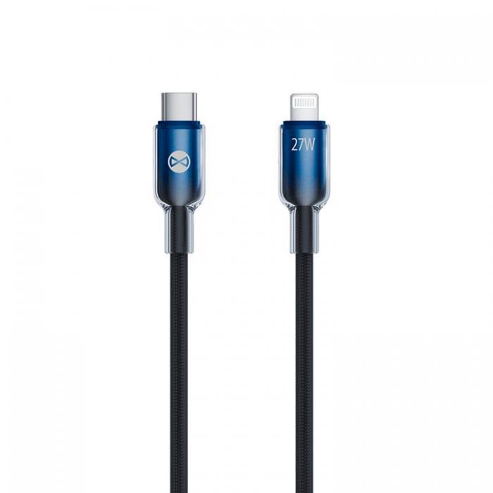 Forever - Forever USB-C Till Lightning 1m 27W Kabel Ombre - Svart